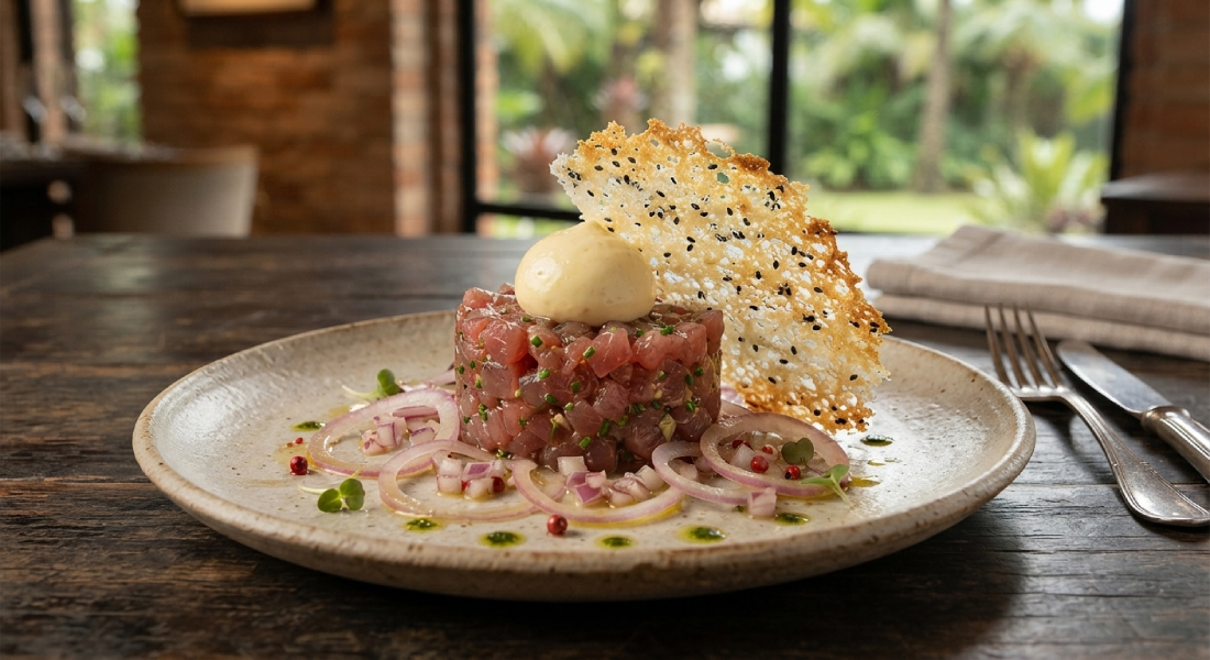 Tartar de Atum e Mangaba